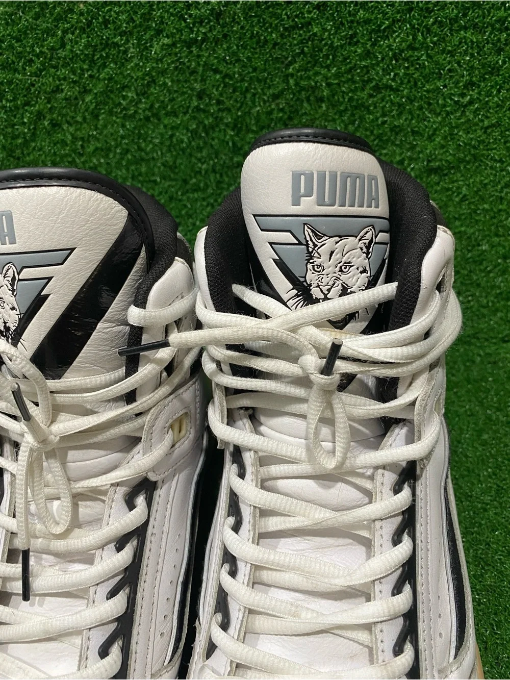 Puma x Rhude x Kuzma Mid White/Black Clyde all-Pro Sneaker Sz 11.5 Men’s